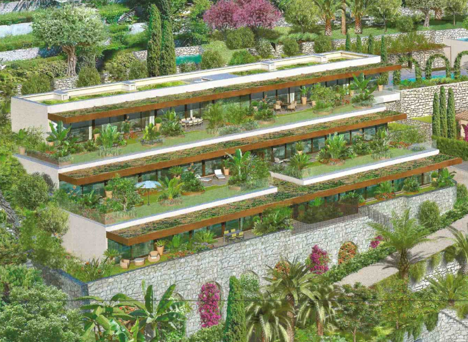 Menton, Roquebrune Cap Martin Garavan French Riviera 3-Bedroom Apartments New Construction