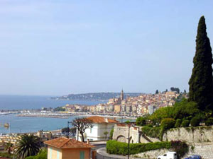 Sea Views Over Menton